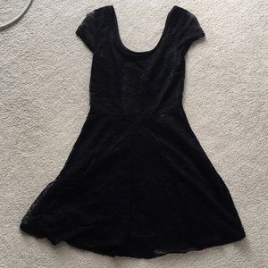 Black skater dress